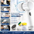 SpinClean Pro — Elektryczna szczotka czyszcząca 5w1